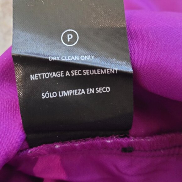 Anthropologie Atsu Strapless Bow Top Purple Medium Tube Corsage - Picture 7 of 10